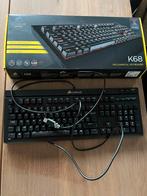 Corsair gaming keyboard K68, Azerty, Clavier gamer, Enlèvement, Filaire