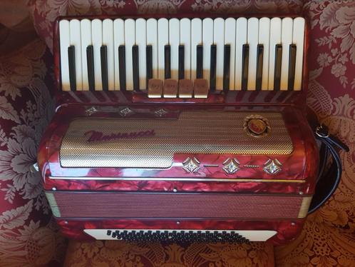 accordéon, Musique & Instruments, Accordéons, Utilisé, Accordéon à touches, 80 basses, Marinucci, Avec valise, Avec bretelles