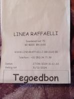 Tegoedbon Linea Raffaelli Brugge, Enlèvement