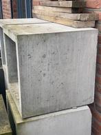 Betonnen bloembakken 50x50x50cm, Tuin en Terras, Bloembakken en Plantenbakken, Ophalen, Minder dan 60 cm, Vierkant, Beton