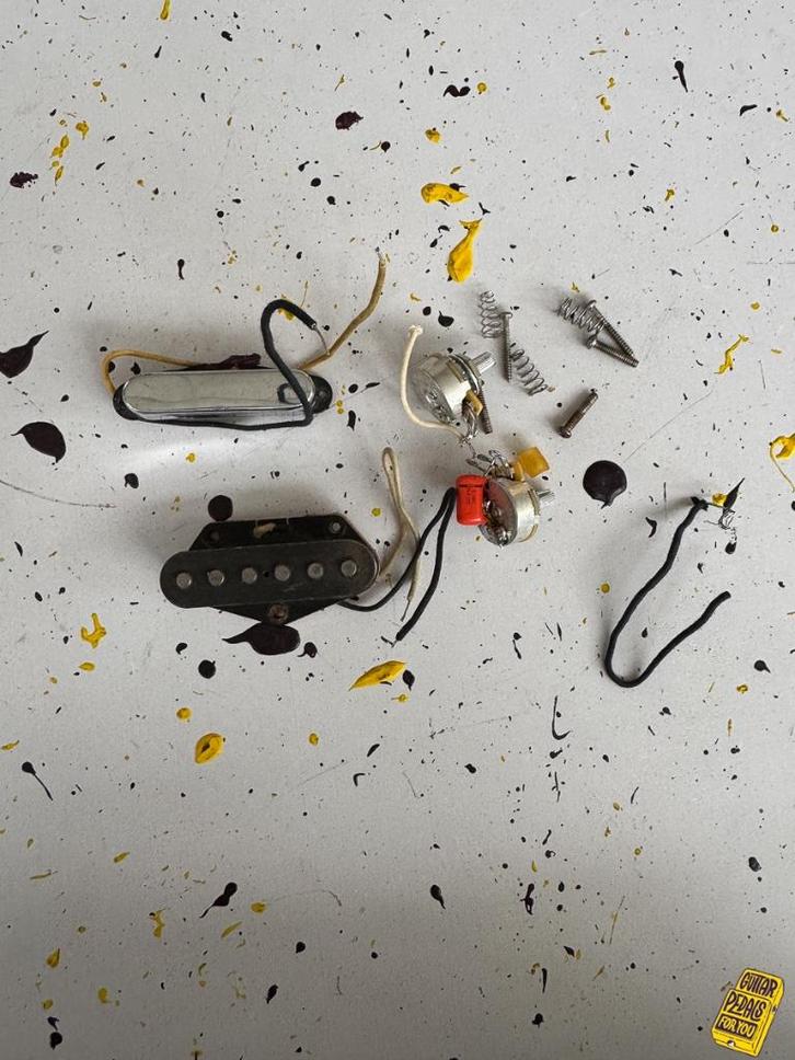 Rebel Vintage 55 Tele Pickup Set, Muziek en Instrumenten, Instrumenten | Onderdelen, Zo goed als nieuw, Elektrische gitaar, Ophalen of Verzenden