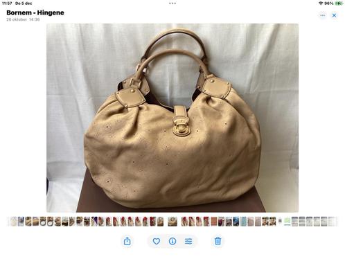 Handtas Louis Vuitton, Biscuit, Monogram, Mahina L, Tote Bag, Handtassen en Accessoires, Tassen | Damestassen, Zo goed als nieuw