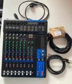 Yamaha MG12 12 mixer + 2x stereo RCA-kabels + handleiding, Muziek en Instrumenten, Ophalen of Verzenden, Zo goed als nieuw