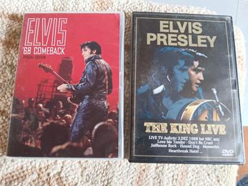 2 x Elvis muziekdvd's beschikbaar voor biedingen