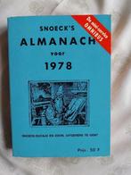 " Snoeck's almanach " 1978, Boeken, Ophalen of Verzenden, Gelezen, Anekdotes en Observaties