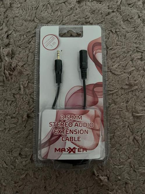 Stereo audio verleng kabel, Audio, Tv en Foto, Audiokabels en Televisiekabels, Nieuw, Ophalen