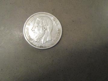 Leopold II - 5 francs - 1869 beschikbaar voor biedingen