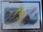 Original drawing Castejón - Wax and charcoal, Ophalen, Nieuw