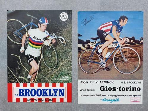 Roger De Vlaeminck - wielerkaarten, Verzamelen, Sportartikelen en Voetbal, Gebruikt, Spelerskaart, Ophalen of Verzenden