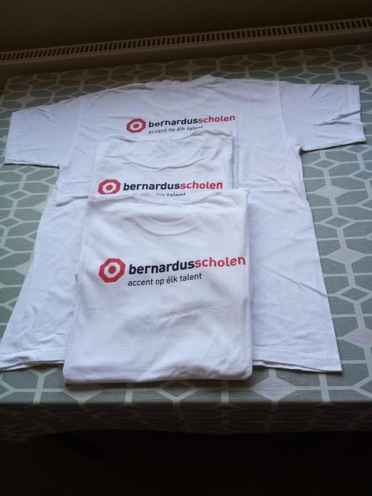WITTE T'SHIRTS  (Bernardusschool Oudenaarde), Kinderen en Baby's, Overige Kinderen en Baby's, Ophalen of Verzenden