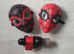 Maskers Miles Morales en Spiderman + shooter, Kinderen en Baby's, Speelgoed | Actiefiguren, Ophalen of Verzenden, Zo goed als nieuw