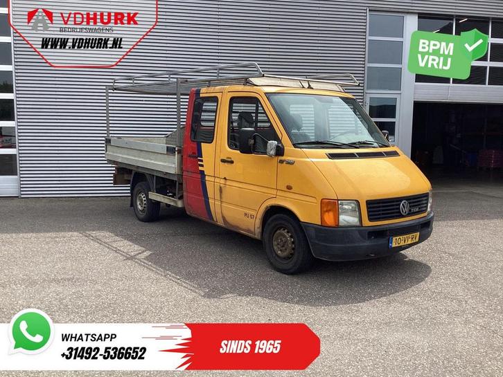 Volkswagen LT 35 2.8 TDI 130 pk L3 DC Dubbel Cabine EXPORT O, Auto's, Bestelwagens en Lichte vracht, Bedrijf, ABS, Centrale vergrendeling