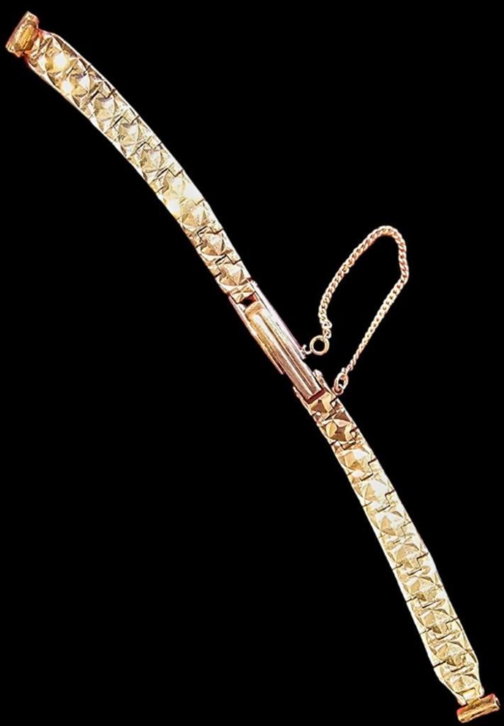 GOUDEN HORLOGEBAND, Handtassen en Accessoires, Armbanden, Nieuw, Overige materialen, Goud, Ophalen of Verzenden