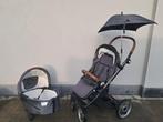 Musty Evo combikinderwagen met reiswieg en accessoires, Tige de poussée réglable, Poussette combi, Enlèvement, Utilisé