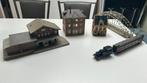Lotje modelbouw gebouwen plus trein(Vollmer, Kibri, Marklin), Hobby en Vrije tijd, Modeltreinen | Overige schalen, Ophalen of Verzenden