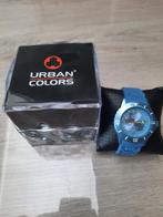 Horloge urban Colors, Handtassen en Accessoires, Horloges | Heren, Overige merken, Kunststof, Verzenden, Polshorloge