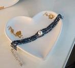 Armband staal zoetwaterparel, Ophalen of Verzenden, Nieuw, Staal