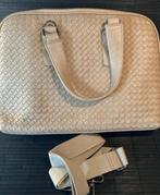 Dames handtas beige met schouderriem 42x28x8cm-nieuw, Handtassen en Accessoires, Tassen | Schoudertassen, Nieuw, Overige merken