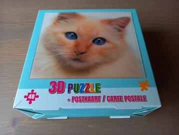 NOUVEAU PUZZLE 3D DE CHATON, Enlèvement ou Envoi, Neuf