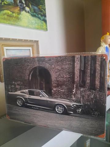 Ford Mustang aluminium posterframe voor aan de muur beschikbaar voor biedingen