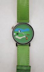 Akteo novelty Golf horloge, Overige merken, Staal, Polshorloge, Ophalen of Verzenden