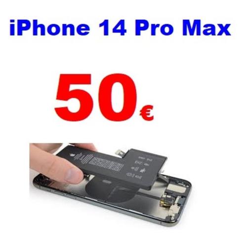 Remplacement batterie iPhone 14 Pro Max pas cher à Bruxelles, Telecommunicatie, Mobiele telefoons | Toebehoren en Onderdelen, Apple iPhone