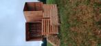Robuuste houten kisten vintage & veelzijdig, Enlèvement, Comme neuf, Bois, Jardin