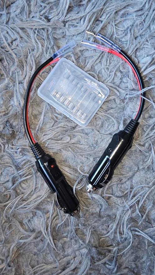 12V Sigarettenaansteker naar Sigarettenaansteker Kabel – inc, Auto diversen, Auto-accessoires, Ophalen of Verzenden