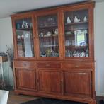 Grande Vitrine en  teck, Huis en Inrichting, Kasten | Vitrinekasten, Ophalen, Zo goed als nieuw, Teakhout, Met deur(en)