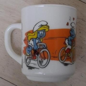 2 x Smurfen koffiebeker, Enlèvement ou Envoi