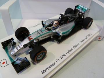  Lewis Hamilton 1:43 Winner Japan GP 2015 Spark SJ035 W06