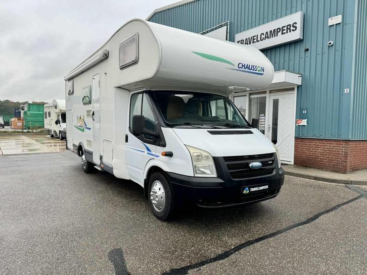 Chausson Flash 07 – 140 pk  – Volledig uitgeruste camper -, Caravans en Kamperen, Mobilhomes, Bedrijf, tot en met 5, Alkoof, Chausson