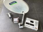 Schotelantenne TV Vlaanderen + toebehoren, Audio, Tv en Foto, Schotelantennes, Ophalen, Gebruikt