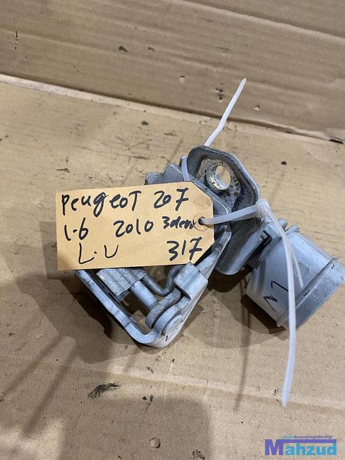 PEUGEOT 207 3 DEUR Links deur scharnier 2006-2015, Auto-onderdelen, Carrosserie, Peugeot, Gebruikt, Ophalen of Verzenden