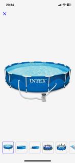 Intex zwembad 3,05 m met toebehoren, Comme neuf, Enlèvement ou Envoi