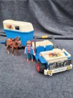 Playmobil 3851 paardentrailer met jeep, Kinderen en Baby's, Speelgoed | Playmobil, Complete set, Gebruikt, Ophalen of Verzenden