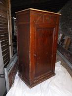 Ancien meuble armoire garde-manger porte et tiroir bois pin