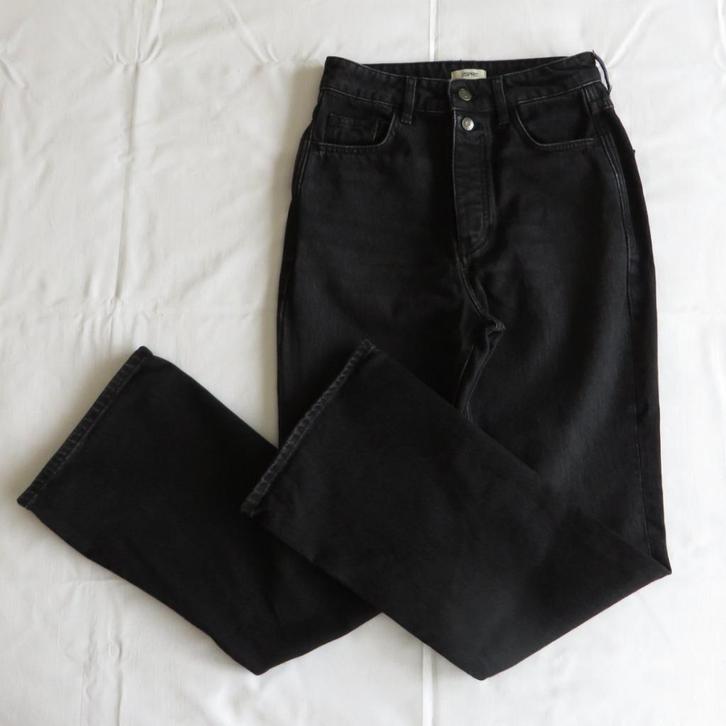 Jeans broek retro flare, zwart – Esprit maat 28/30 ( 36 ), Kleding | Dames, Broeken en Pantalons, Nieuw, Maat 36 (S), Zwart, Lang
