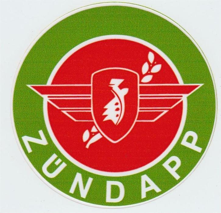 Zundapp sticker #2, Motoren, Accessoires | Stickers, Verzenden