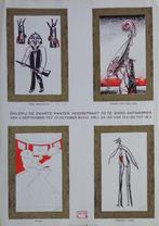 FRED BERVOETS + VAN AKELYEN + MUGO + CANE / ZEEFDRUK 93x66cm, Antiek en Kunst, Ophalen of Verzenden