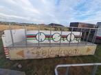 Haakarmplateau 5 meter met interactieve fietsattractie, Ophalen, Gebruikt