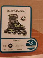 Rollerblade Macroblade 84 maat45 zwart/groen, Sport en Fitness, Skeelers, Overige merken, Dames, Inline skates 4 wielen, Zo goed als nieuw