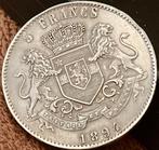 Belgium/Congo 5 Francs 1894 Zeldzaam!!, Verzenden, Zilver, Losse munt, Zilver