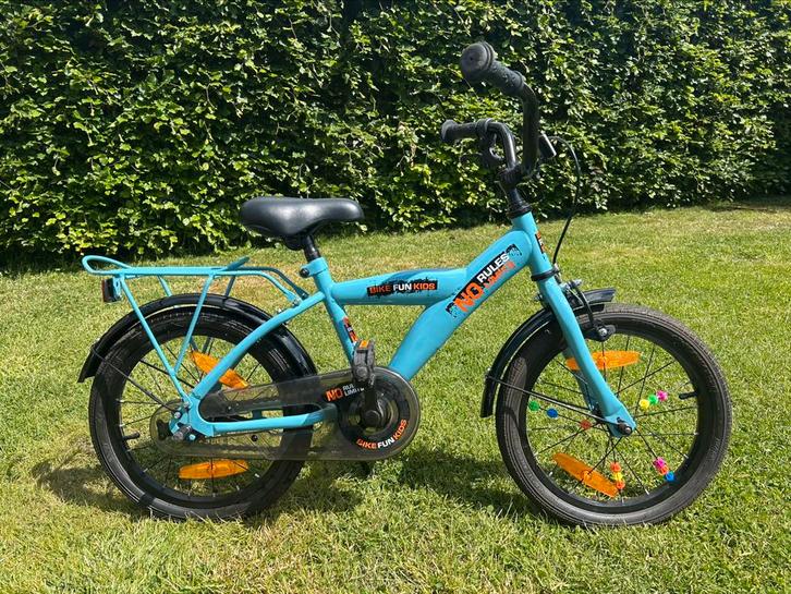 Kinderfiets 16 inch Bikefun, Fietsen en Brommers, Fietsen | Kinderfietsjes, Zo goed als nieuw, 16 tot 20 inch, Ophalen