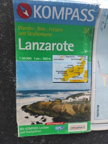 Wandelkaart Lanzarote