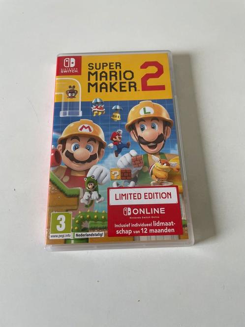 Super Mario Maker 2 - Edition limitée, Games en Spelcomputers, Games | Nintendo Switch, Zo goed als nieuw, Avontuur en Actie, Vanaf 3 jaar