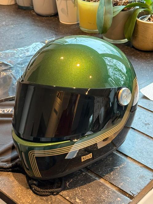 Nexx garage Motodrome Racing Green motorhelm Maat L, Motoren, Kleding | Motorhelmen, Dames, Heren, Integraalhelm, L, Tweedehands