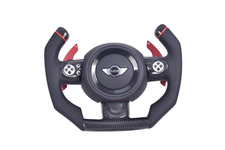 MINI Cooper carbon & leder sportstuur, Auto-onderdelen, Besturing, Mini, Nieuw, Verzenden