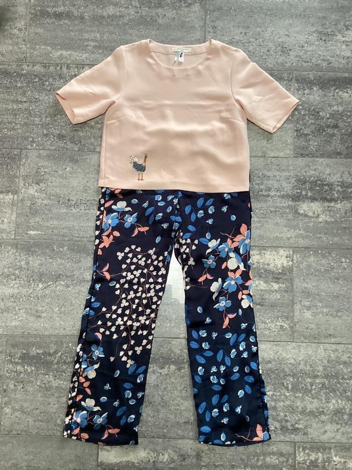 Ensemble Dame Blanche M/L, Kleding | Dames, Broeken en Pantalons, Zo goed als nieuw, Maat 38/40 (M), Overige kleuren, Lang, Ophalen of Verzenden