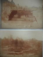 2 originele antieke foto's silver albumen ZOO van Antwerpen, Antiek en Kunst, Ophalen of Verzenden